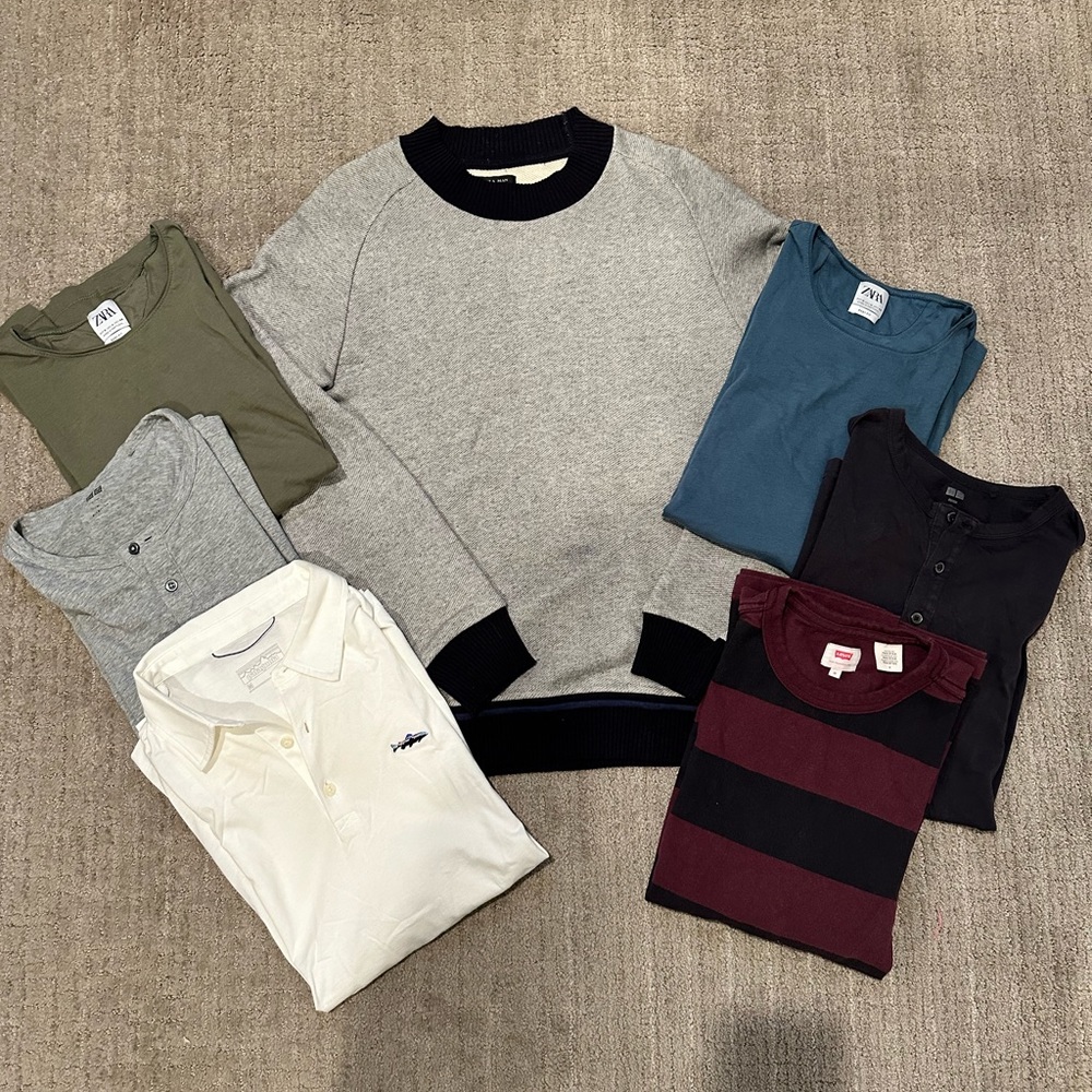 LOT OF MEN’S CASUAL SHIRTS